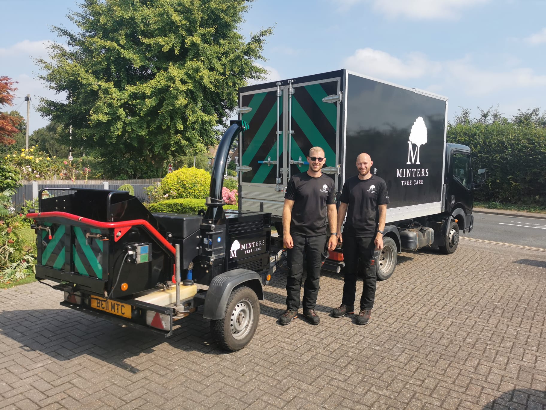 Minters Tree Care crew at work